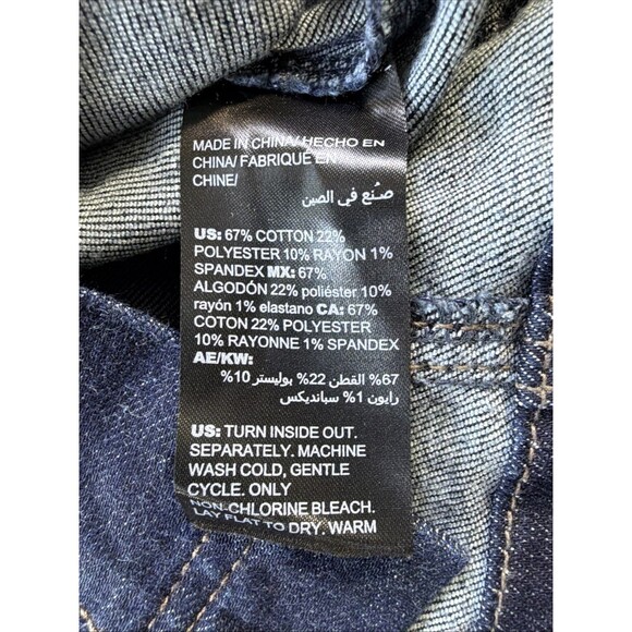 White House Black Market Denim Shirt Dress Size 00 Blue Long Sleeve Belted - Picture 6 of 9